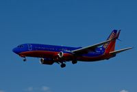 N8627B @ KLAS - Southwest Airlines, is here approaching Las Vegas Int'l(KLAS) - by A. Gendorf