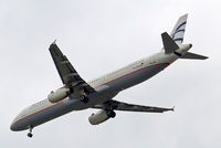 SX-DGP @ EGLL - Airbus A321-232 [3302] (Aegean Airlines) Home~G 21/08/2014. On approach 27R.