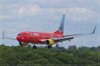 D-AHFZ @ EDDR - Boeing 737-8K5 - by Jerzy Maciaszek