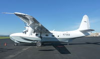 N7356 @ KAPC - A 1950 Grumman G-73 Goose personally owned by a family from Austin, Texas visiting Napa Airport, CA for lunch. - by Chris Leipelt