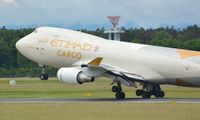 N476MC @ LOWG - B-747 with the new Etihad-Livery at Graz for the Red Bull Air Race in Rovinj 2015 - by Paul H