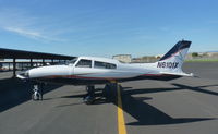 N6101X @ KAPC - A beautiful 1978 Cessna 310R at it's parking spot under the shelters at Napa Airport, CA. It was recently repainted and the owners are getting a new interior soon. It comes to KRHV for maintenance. - by Chris Leipelt