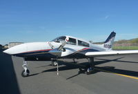 N6101X @ KAPC - A beautiful 1978 Cessna 310R at it's parking spot under the shelters at Napa Airport, CA. It was recently repainted and the owners are getting a new interior soon. It comes to KRHV for maintenance. - by Chris Leipelt