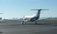 N942TW @ KAPC - A 2005 Pilatus PC-12/45 started up and getting ready to depart Napa Airport, CA. - by Chris Leipelt