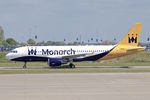 G-ZBAR @ EGGW - 2003 Airbus A320-214, c/n: 2142 of Monarch at Luton - by Terry Fletcher