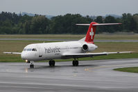 HB-JVE @ LOWG - Helvetic Fokker 100 @GRZ