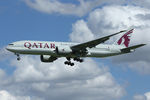 A7-BBC @ DFW - Landing at DFW Airport - by Zane Adams