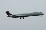 N955DL @ DFW - Landing at DFW Airport