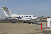 N746KF @ KTLR - ADS Logistics (Jerome, ID) Beech King Air 200 @ Mefford Field (Tulare, CA) for 2014 International Ag Expo - by Steve Nation