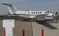 N746KF @ KTLR - ADS Logistics (Jerome, ID) Beech King Air 200 @ Mefford Field (Tulare, CA) for 2014 International Ag Expo - by Steve Nation