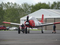 ZK-TGN @ NZAR - nearly head on shot - newly restored to flying condition - by magnaman