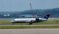 N412AW @ KDCA - Takeoff roll DCA - by Ronald Barker