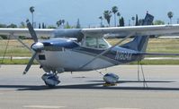 N1834X @ KRHV - A transient 1964 Cessna 182H with a new paint at the transient ramp at Reid Hillview Airport, CA. - by Chris Leipelt