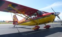 N924JW @ KRHV - A local 2000 Champion 8KCAB parked at transient parking to drop off passengers at Reid Hillview Airport, CA. - by Chris Leipelt