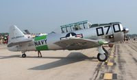 N68JS @ YIP - AT-6F painted as an SNJ - by Florida Metal