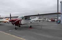 N48AL @ KRHV - A local 1976 Cessna T210M Centurion sitting in front of the Trade Winds ramp at Reid Hillview Airport, CA. - by Chris Leipelt