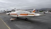 N6442J @ KRHV - A transient 1968 Piper Archer parked on the Trade Winds ramp at Reid Hillview Airport, CA. - by Chris Leipelt