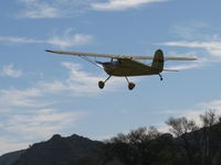 N140BL @ SZP - 1946 Cessna 140, Continental C-85-12 85Hp upgrade with starter, takeoff climb Rwy 04 - by Doug Robertson