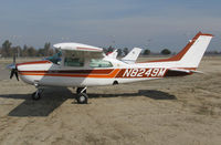 N8249M @ KTLR - privately-owned Cessna T210M from Camarillo, CA @ Mefford Field (Tulare, CA) for 2014 International Ag Expo - by Steve Nation