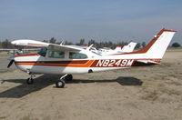 N8249M @ KTLR - privately-owned Cessna T210M from Camarillo, CA @ Mefford Field (Tulare, CA) for 2014 International Ag Expo - by Steve Nation