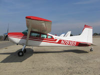 N78185 @ KTLR - privately-owned Cessna A185F from Colusa, CA @ Mefford Field (Tulare, CA) for 2014 International Ag Expo - by Steve Nation