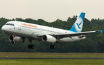 TC-FHE @ EDDR - moments prior touchdown, inbound from Antalya - by Friedrich Becker