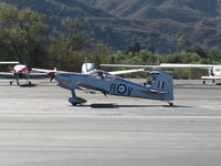 N66AU @ SZP - 2009 Farmer VANs RV-6 'BAD' SHEILA, Lycoming O-320 160 Hp, landing roll Rwy 04 - by Doug Robertson