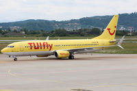 D-ATUG @ LOWG - Boeing 737-800 - by Michael Stricker