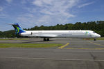 N806WA @ KBFI - Seen at BFI was this World Atlantic MD-82, operating a US Government charter flight. - by Joe G. Walker