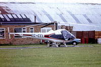 EC-CCL @ EGKA - Enstrom F28A [101] Shoreham~G 04/08/1978. From a slide. - by Ray Barber