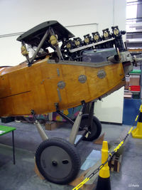 G-AANJ @ EGWC - Pictured within the Michael Beetham Conservation Centre annex to the RAF Museum at Cosford undergoing restoration to display standard - by Clive Pattle