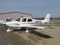 N912GL @ KTLR - privately-owned Cirrus Design SR22 from Carlsbad, CA @ Mefford Field (Tulare, CA) for 2014 International Ag Expo - by Steve Nation