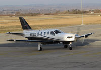 N854UC @ KPRB - Beautlful TBM700 operated by Columbia Aero Club (Eagle, ID) visiting Paso Robles Municipal Airport, CA