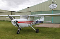 G-BAPJ @ X5FB - Reims FRA150L Aerobat looking immaculate after a bare metal respray by RS Paintworks at Fishburn Airfield. May 23rd 2015. - by Malcolm Clarke