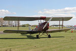 G-ANLS @ EGBR - De Havilland DH-82A Tiger Moth II at The Real Aeroplane Club's Auster Fly-In, Breighton Airfield, May 4th 2015. - by Malcolm Clarke