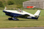 G-BADC @ EGBR - Rollason Beta B2A at The Real Aeroplane Club's Auster Fly-In, Breighton Airfield, May 4th 2015. - by Malcolm Clarke