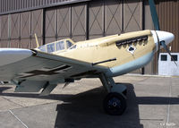 G-AWHE @ EGSU - Close up of nose detail at the IWM Duxford - by Clive Pattle