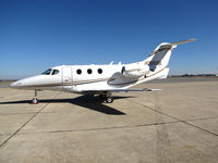 N300SL @ KPRB - Roll Global LLC (Los Angeles, CA) Raytheon 390 on executive terminal ramp @ Paso Robles Municipal Airport, CA