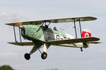 G-BJAL @ EGBR - CASA 1-131E Jungmann at The Real Aeroplane Club's Auster Fly-In, Breighton Airfield, May 4th 2015. - by Malcolm Clarke