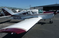 N64DN @ KRHV - A 1973 Bellanca Viking parked at Squadron 2 either for maintenance or its tie down is somewhere near their hangar. - by Chris Leipelt