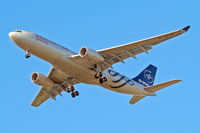 B-5949 @ EGLL - Airbus A330-243 [1537] (China Eastern Airlines) Home~G 16/05/2015. On approach 27R.. Skyteam colours.