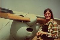 N9078E @ Q59 - 78E with its happy co-owner Diane, but then Aeronca Chief owners are a happy bunch.The propeller on 78E (my solo prop) was used on 6 of my planes befor its retirement. Was nice to compare the planes on a more equal basis.