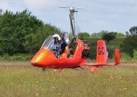 G-CINT @ EGFH - Visiting MTOSport gyroplane. Thanks for the wave. Based at HMS Heron. - by Roger Winser