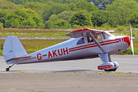 G-AKUH @ EGFH - Silvaire Deluxe, Wellesbourne Mountford based, previously NC1917k, N1917K, G-AKUH, G-GIST, seen preparing for departure. - by Derek Flewin