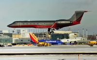 XA-WOW @ KMDW - Landing 31C Chicago Midway - by Bill Poturica