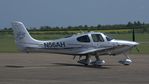 N56AH @ EGSU - 2. N56AH visiting Duxford Airfield.