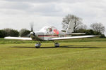 G-CCEM @ X5FB - Aerotechnik EV-97A Eurostar at the opening of Fishburn Airfield's new clubhouse, May 16th 2015. - by Malcolm Clarke