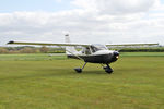 G-CBCL @ X5FB - Glasair GlaStar at the opening of Fishburn Airfield's new clubhouse, May 16th 2015. - by Malcolm Clarke