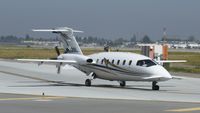 N163SL @ KSJC - A 2007 Piaggio P180 taxing out for departure on runway 30L at San Jose International Airport, CA. - by Chris Leipelt