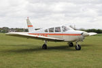 G-AZYF @ X5FB - Piper PA-28-180 Cherokee at the opening of Fishburn Airfield's new clubhouse, May 17th 2015. - by Malcolm Clarke